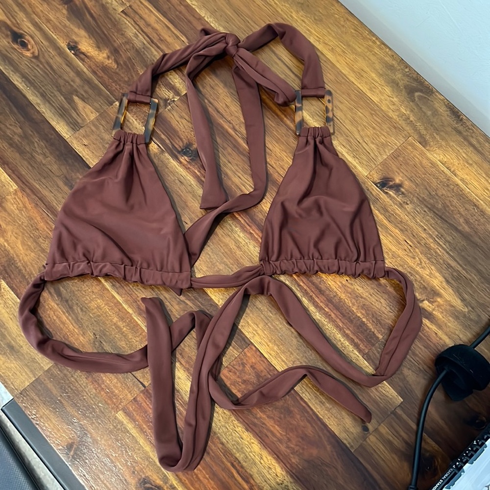 Benoa Swim Miami Top in Cacao